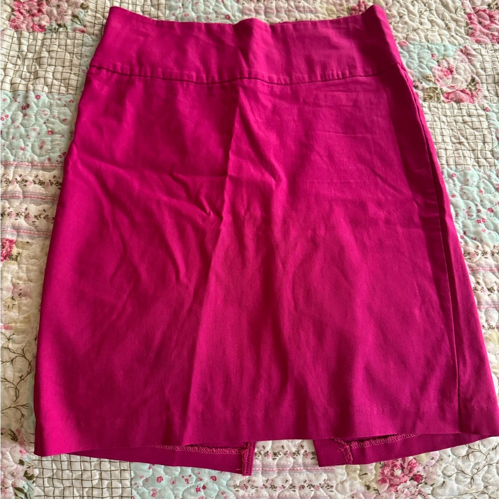 Charlotte Russe Womens 8 Pink Pencil Career A line Skirt